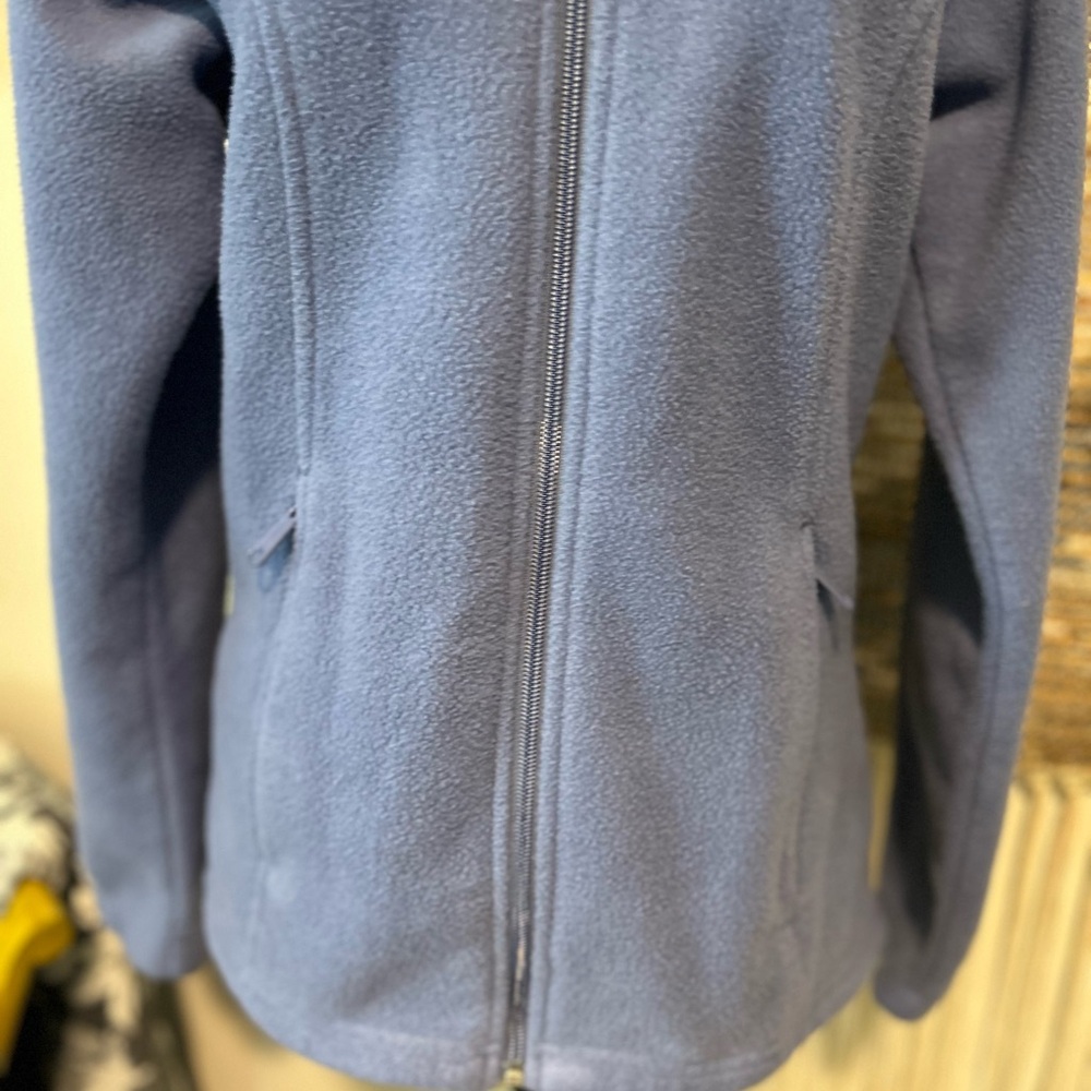 Columbia Soft Blue Full-Zip Fleece - Picture 3 of 11